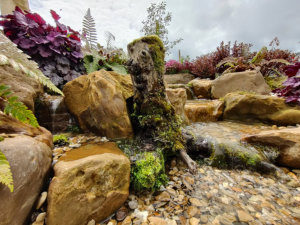 Small Natural Garden Waterfall