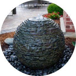 sphere water feature